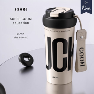 GOOM แก้วเก็บอุณหภมิ 600ml สแตนเลส316 รุ่น Super GOOM สี Bla…