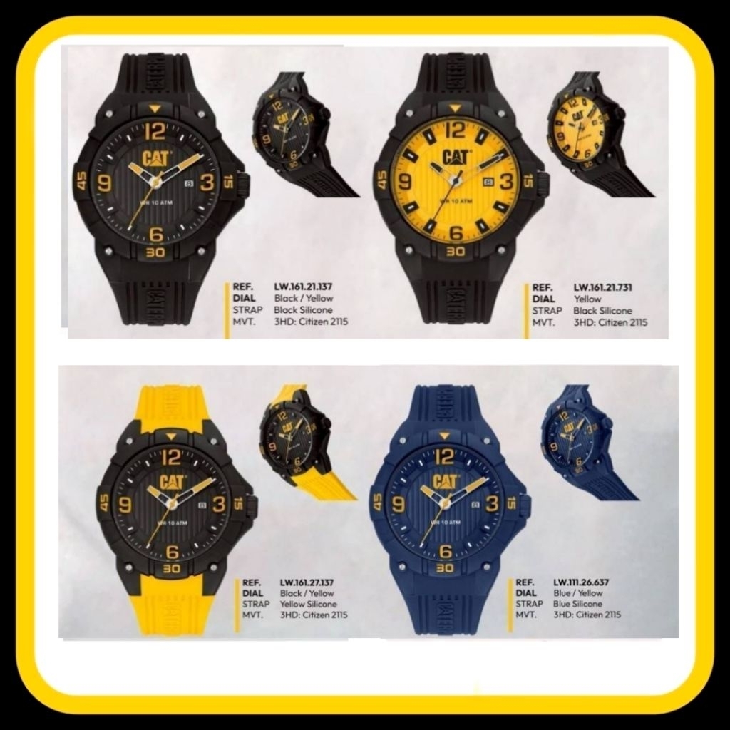 Caterpillar CAT  นาฬิกาข้อมือ นาฬิกาผู้ชาย  รุ่น LW.161.27.137 , LW.161.21.137, LW.161.21.731, LW.11