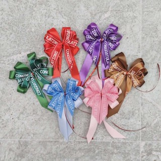 โบสำเร็จสำหรับจัดช่อ โบว์เปล่า ชิ้นละ 10-15บาทโบว์สำเร็จรูปล…