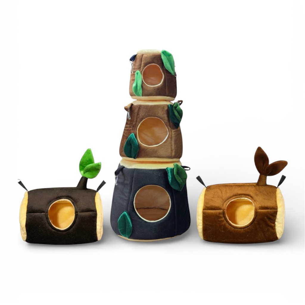 บ้านชูการ์ บ้านกระรอก บ้านนก บ้านผ้าขอนไม้ บ้านทรงขอนไม้