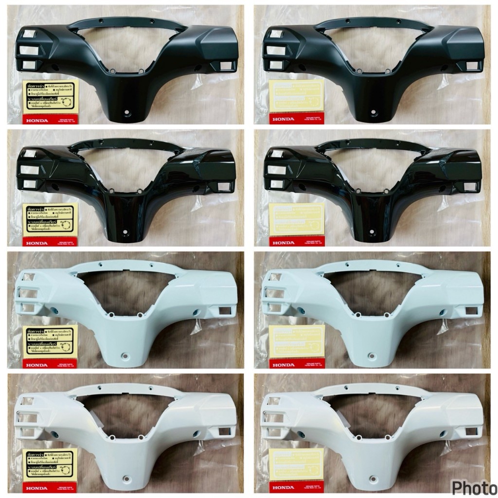 (+สติกเกอร์) หน้ากากหลัง ฝาครอบแฮนด์ด้านหลัง Wave 125 i/s เวฟ 125 i/s ไฟเลี้ยวบังลม (ปี 2005-2010) (BK)