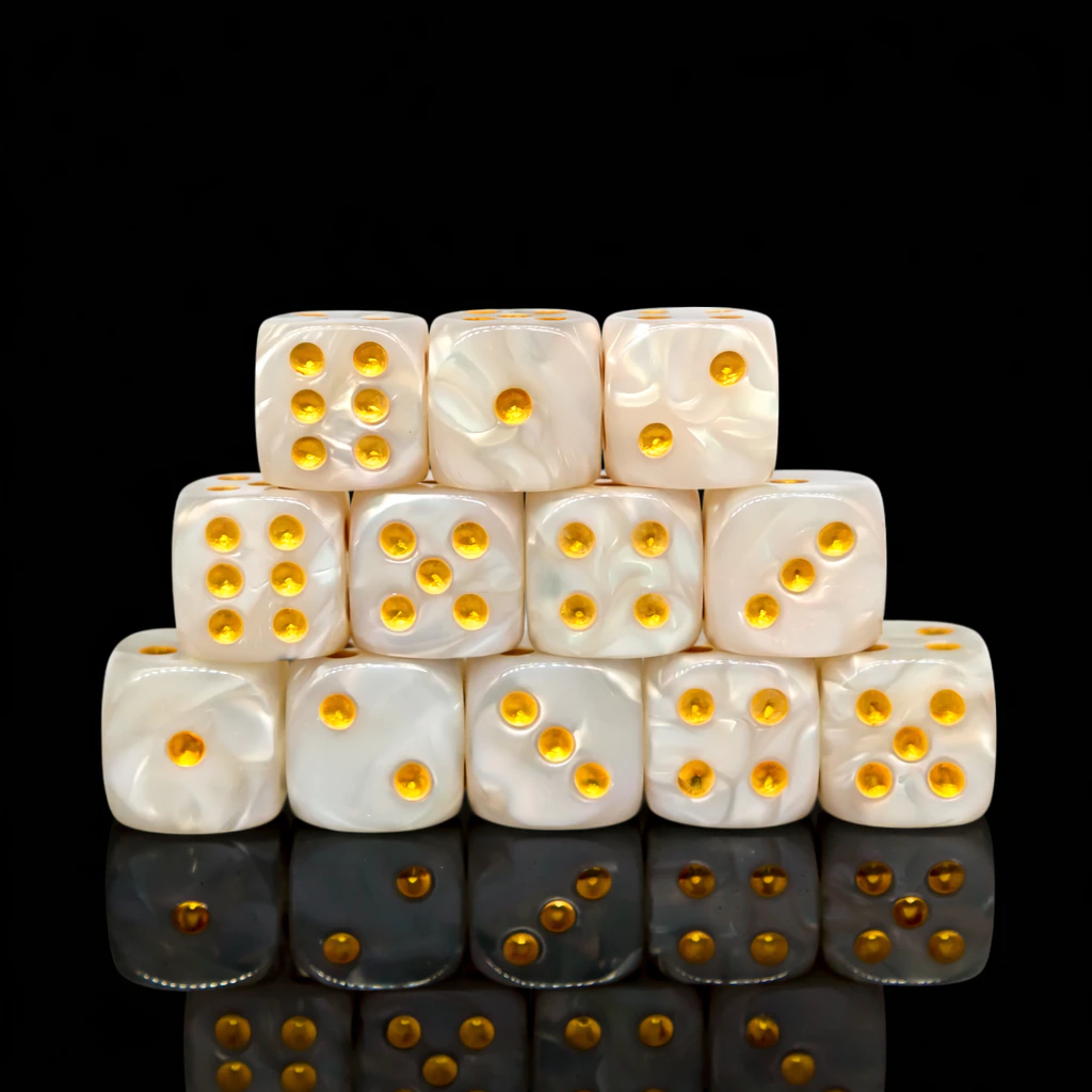 ลูกเต๋า D6 DOT 12 mm. 1ลูก(1die) | ลูกเต๋า Dice For DnD D&D MTG RPG TRPG เกมกระดาน บอร์ดเกม Game ไพ่ทาโรต์ Magic เมจิก thumbnail 9