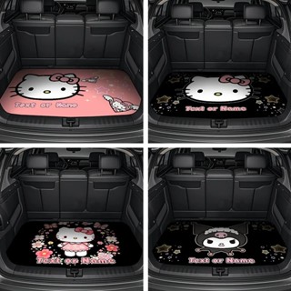 แผ่นรองท้ายรถอุปกรณ์เสริมรถ การ์ตูนฮีโล่คิตตี้ แผ่นฝุ่นรถยนต…