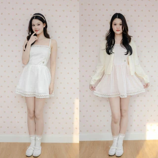 RIKA น้องโรเซ่ มินิเดรสสายเดี่ยวปรับสายได้