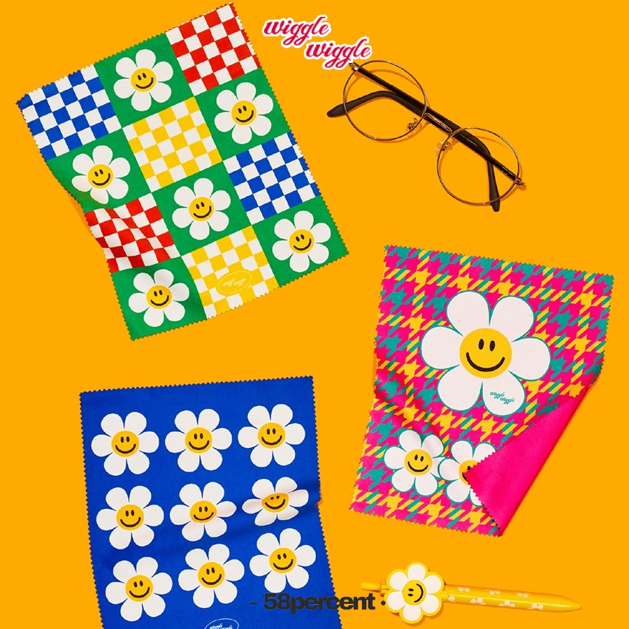 พร้อมส่ง Wiggle Wiggle_Multipurpose glasses cleaner (ผ้าเช็ดแว่น)