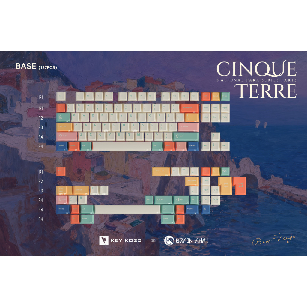 Keykobo Cinque Terre keycap - kits