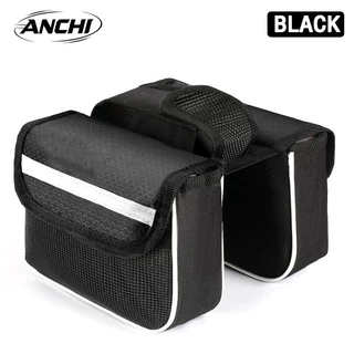 Anchi จักรยานกระเป๋า นิ้วอุปกรณ์จักรยานกันน้ำ การจัดเก็บความจุขนาดใหญ่