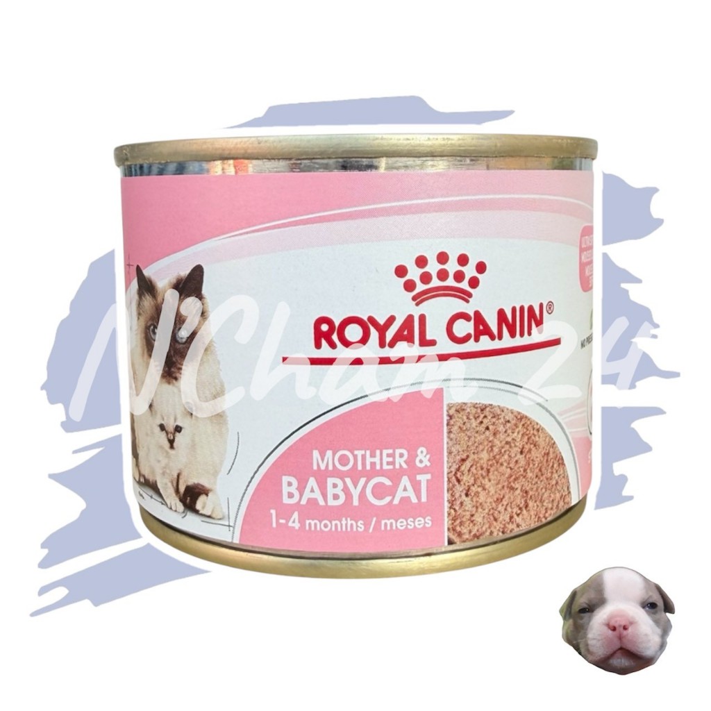 โปรดอ่านก่อนสั่ง ROYAL CANIN MOTHER&BABYCAT CAN 195g อาหารเปียกสำหรับแม่แมวและลูกแมว