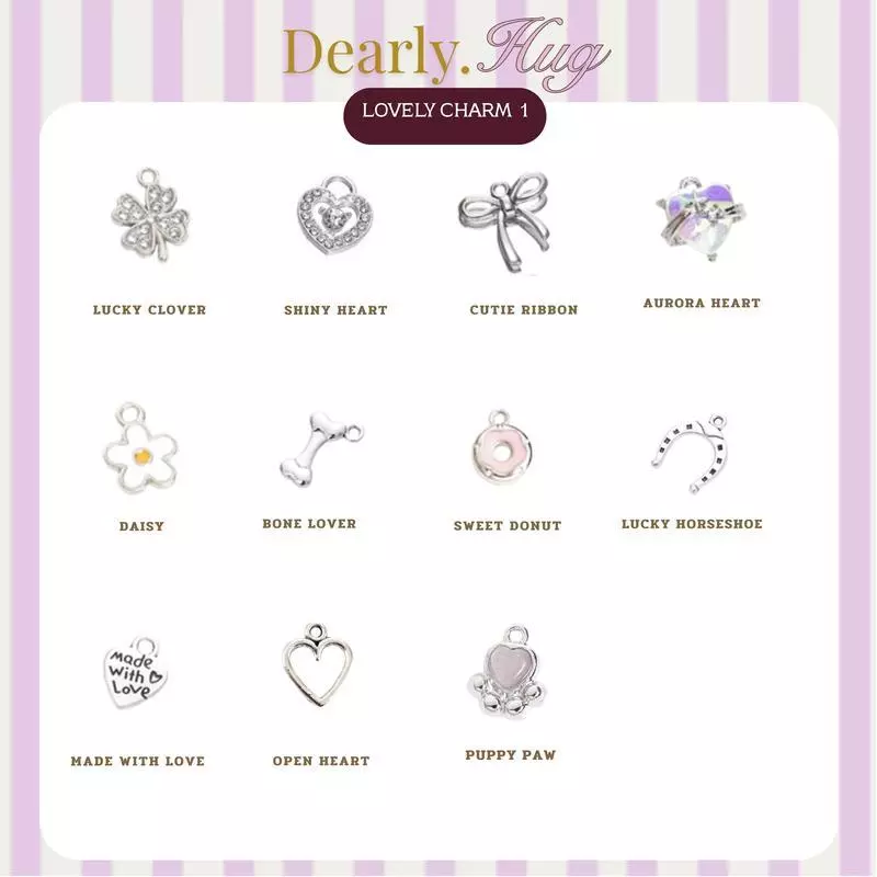 Dearly Hug - Lovely Charm จี้น่ารักๆ สําหรับตกแต่งเครื่องประดับ