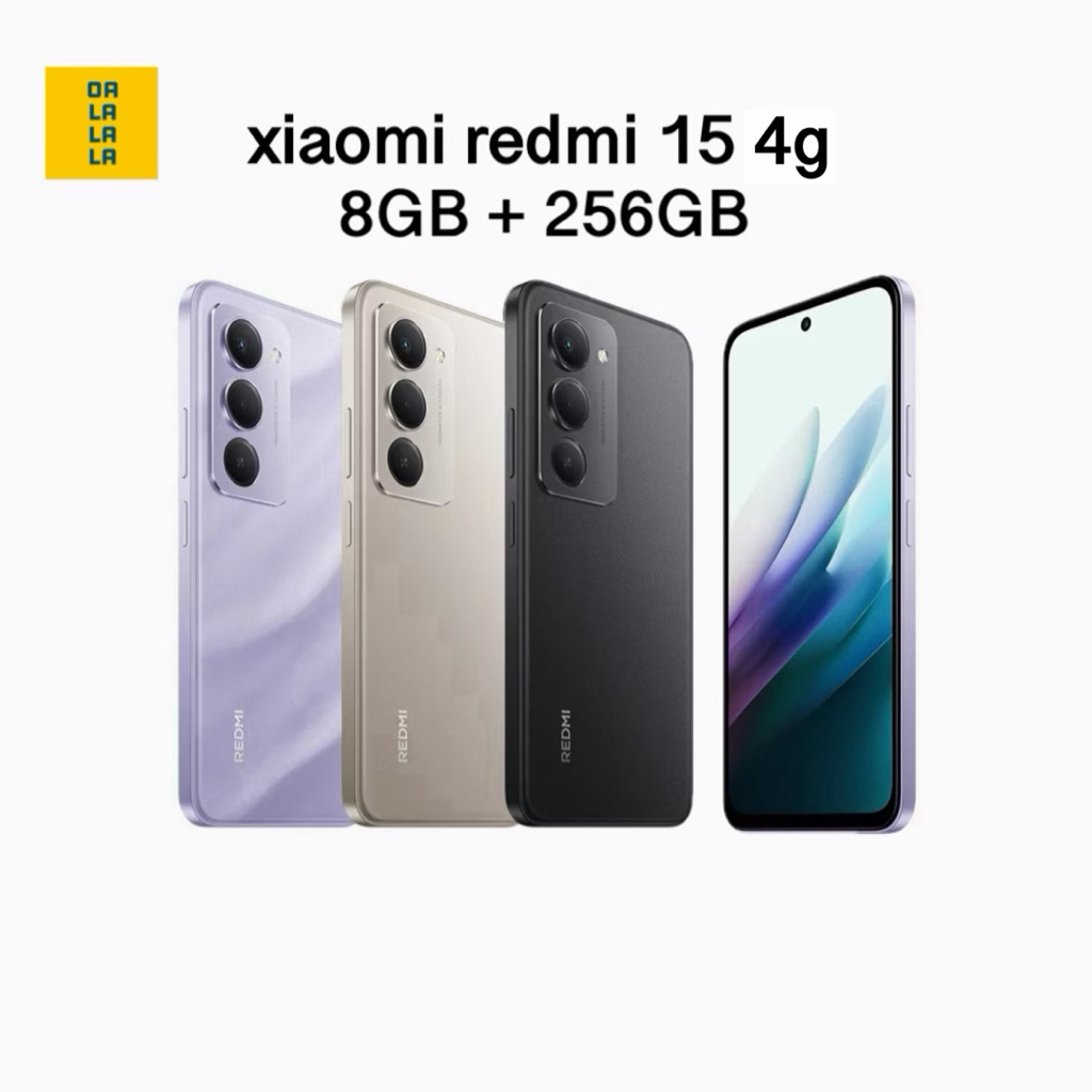 xiaomi Redmi 15 4G [8+256GB] เครื่องศูนย์แท้ รับประกันศูนย์ไทย 15 เดือน