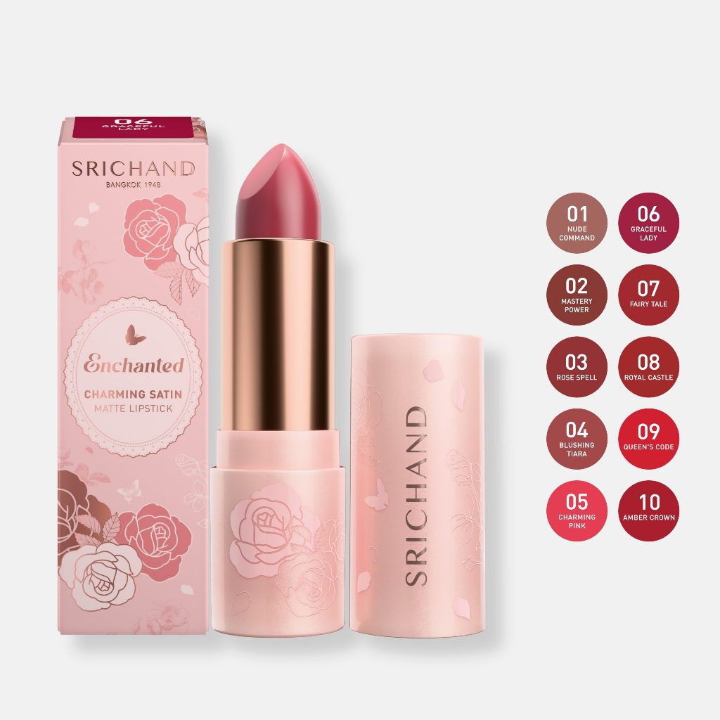 Srichand Enchanted Charming Satin Matte Lipstick 3.5 g