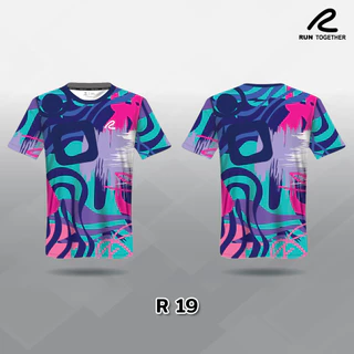 เสื้อวิ่งคอกลมแขนสั้นเนื้อผ้าRabbit25 รหัสสินค้า R19