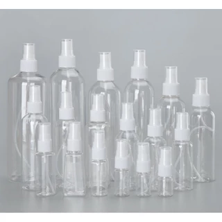 ขวดสเปรย์ PET สีขาว ใส ขนาด 10ml-120ml หัวพ่นฝอยละเอียด ขวดเปล่าอเนกประสงค์ ใส่แอลกอฮอล์ได้