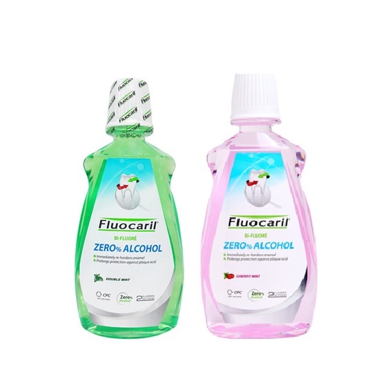 Fluocaril ฟลูโอคารีล น้ำยาบ้วนปาก ขนาด 500 มล. 1 ขวด