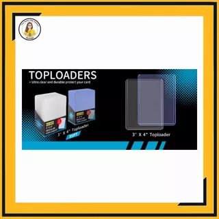 Toploader ซองใสแข็ง 3x4 นิ้ว 35PT สำหรับการ์ดสะสม โปเกมอน One piece การ์ดไอดอล PVC ใสพิเศษ กันรอยขีดข่วน 1 กล่อง/25 ชิ้น