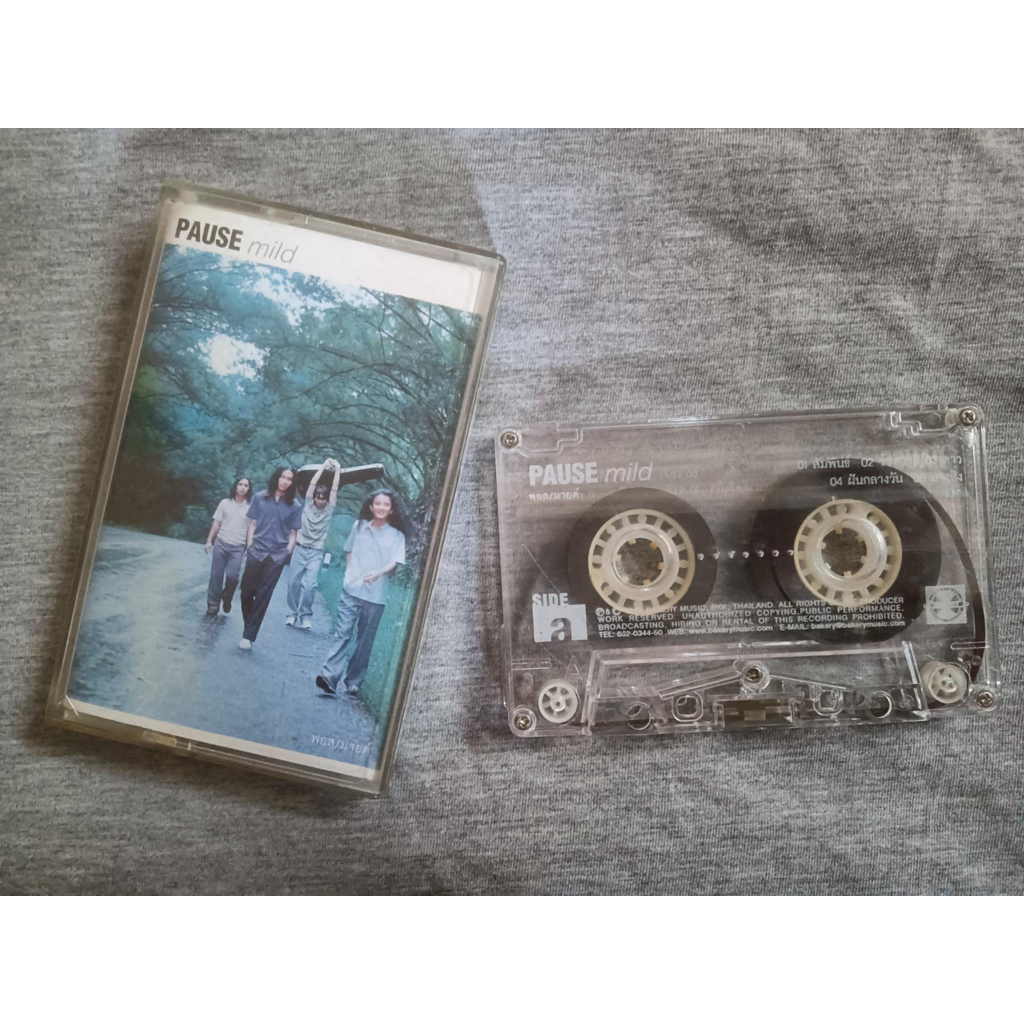 เทปเพลง วง pause  พอส ชุด mild ปี2542 โจ้ วงพอส