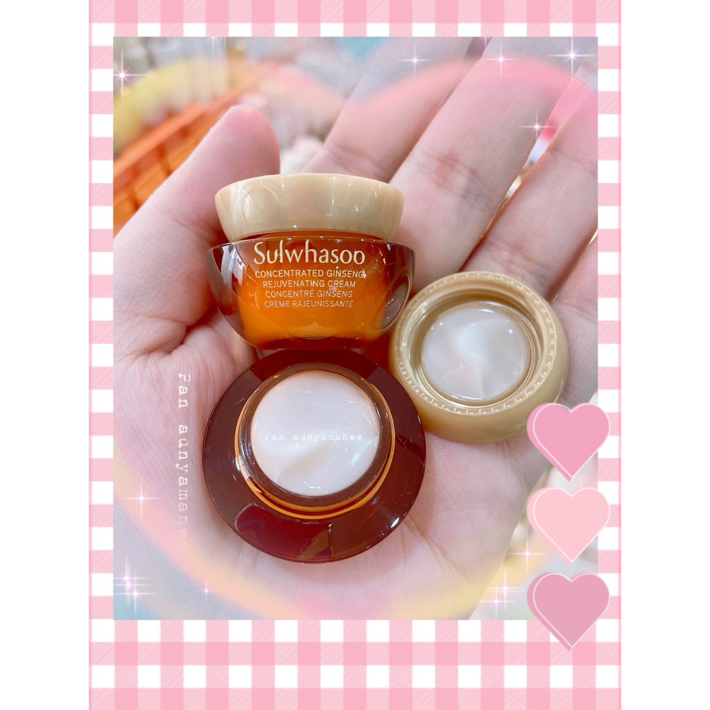 ♥️(ครีมสูตรใหม่)(ลดริ้วรอย)(✅ของแท้💯%‼️) concentrated ginseng rejuvenating cream 5ml♥️