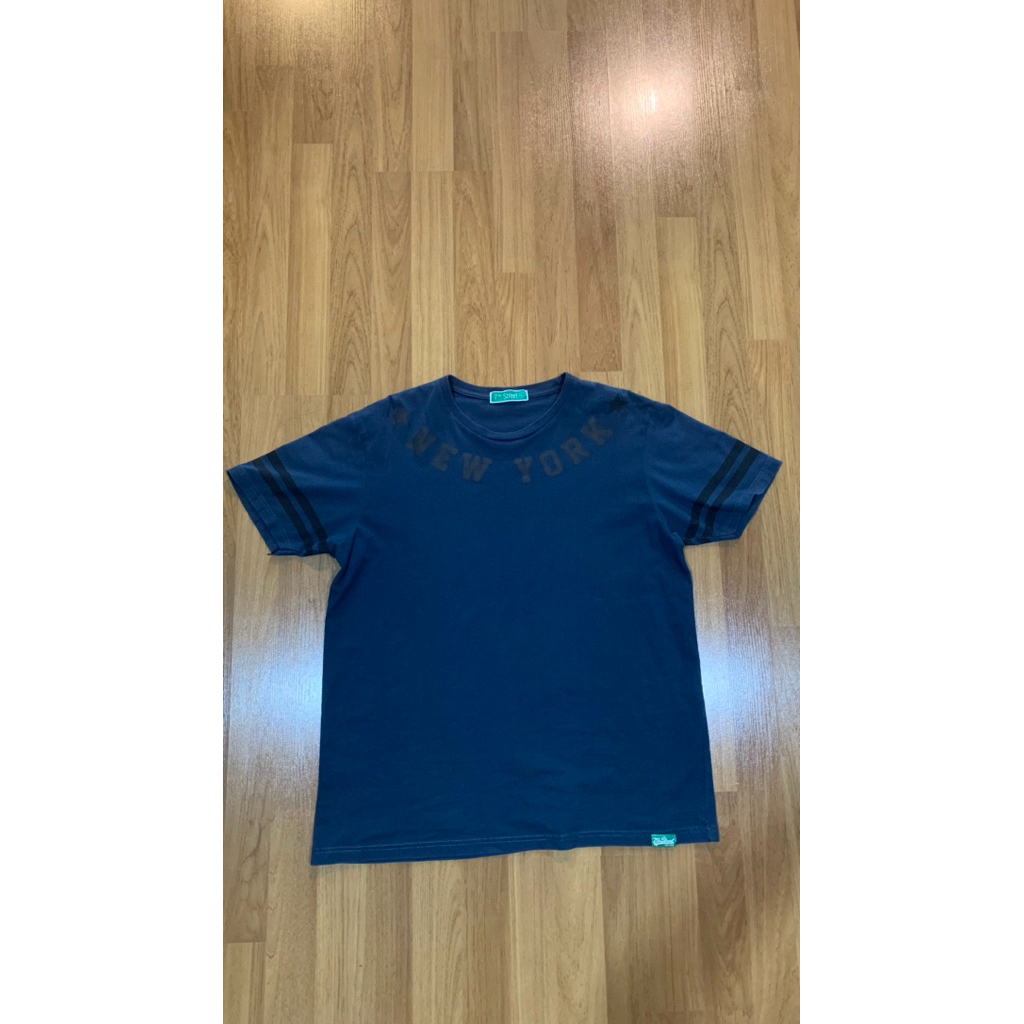 7th Street เสื้อยืด แขนสั้น สีน้ำเงิน อก 21 นิ้ว บ่า 6 นิ้ว แขน 8 นิ้ว สูง 27 นิ้ว มือสอง
