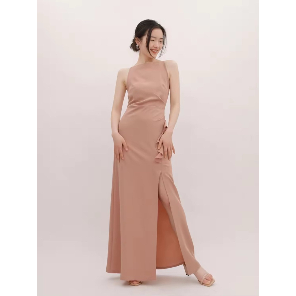 TANSSHOP - ABIGAIL DRESS ชุดออกงาน ชุดเพื่อนเจ้าสาว #D055