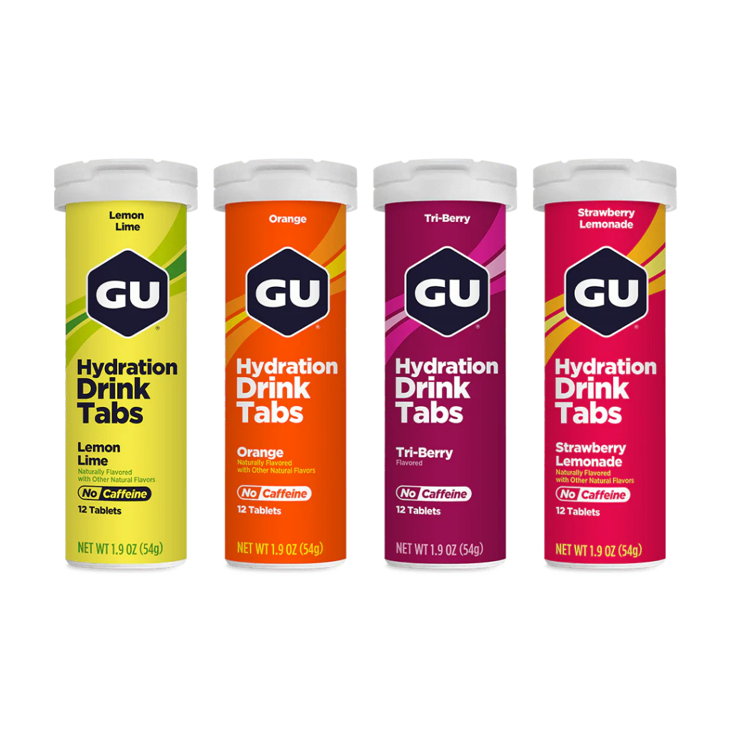 GU Hydration Drink Tabs with Electrolytes  เติมเกลือแร่ไว สดชื่นทันที พร้อมลุยต่อ