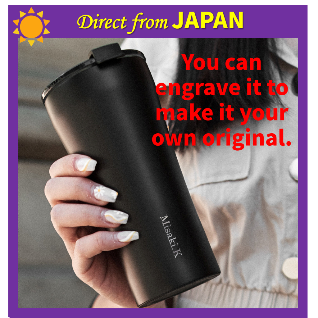 STTOKE Sustainable Cup Tumbler with Airtight Lid Engrave your own personalized design