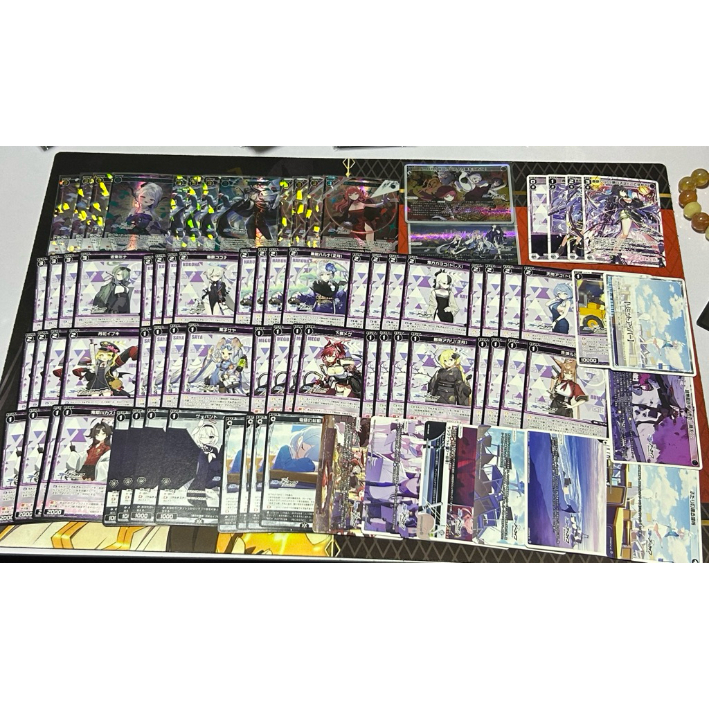 [Deck พร้อมเล่น Wixoss Blue Archive] สาย ชุน สี ดำ พร้อมอะไหล่ สินค้ามีตามภาพ