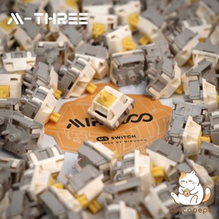 Keygeek M3 (M-Three) linear switch (10ชิ้น) pre lubed สวิตช์…