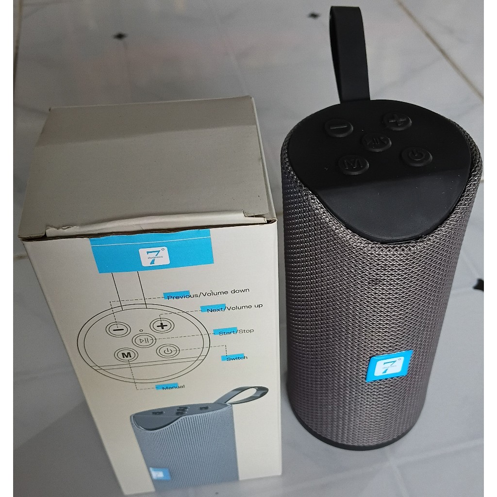 ลำโพงบลูทูธ ลำโพงต่อมือถือ wireless 7 degrees รุ่น sp-02 smart wireless speaker