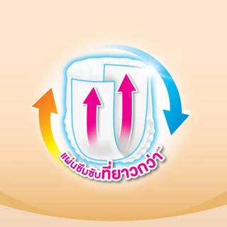 CERTAINTY GOLDPANTS ผ้าอ้อมผู้ใหญ่กางเกงซึมซับสูงสุดยาวนานเซอร์เทนตี้โกลด์แพ้นส์ M