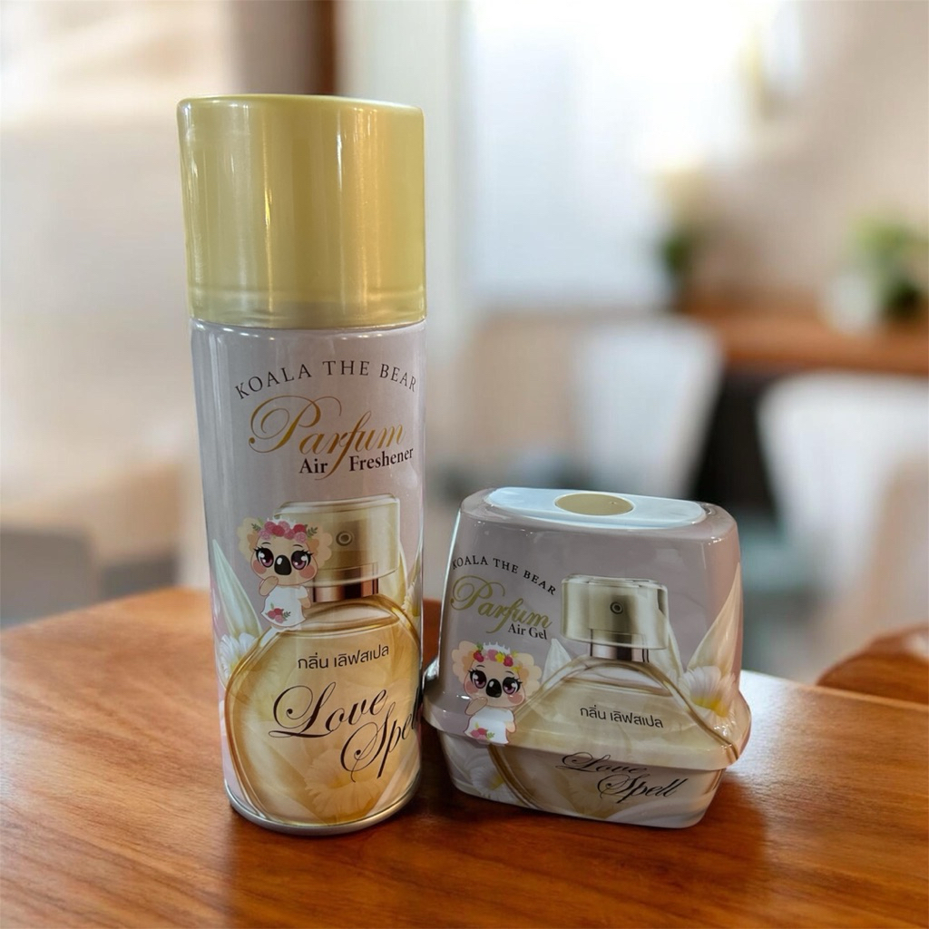 (แพ็คคู่) น้ำหอมปรับอากาศ Koala the Bear สเปรย์+เจล