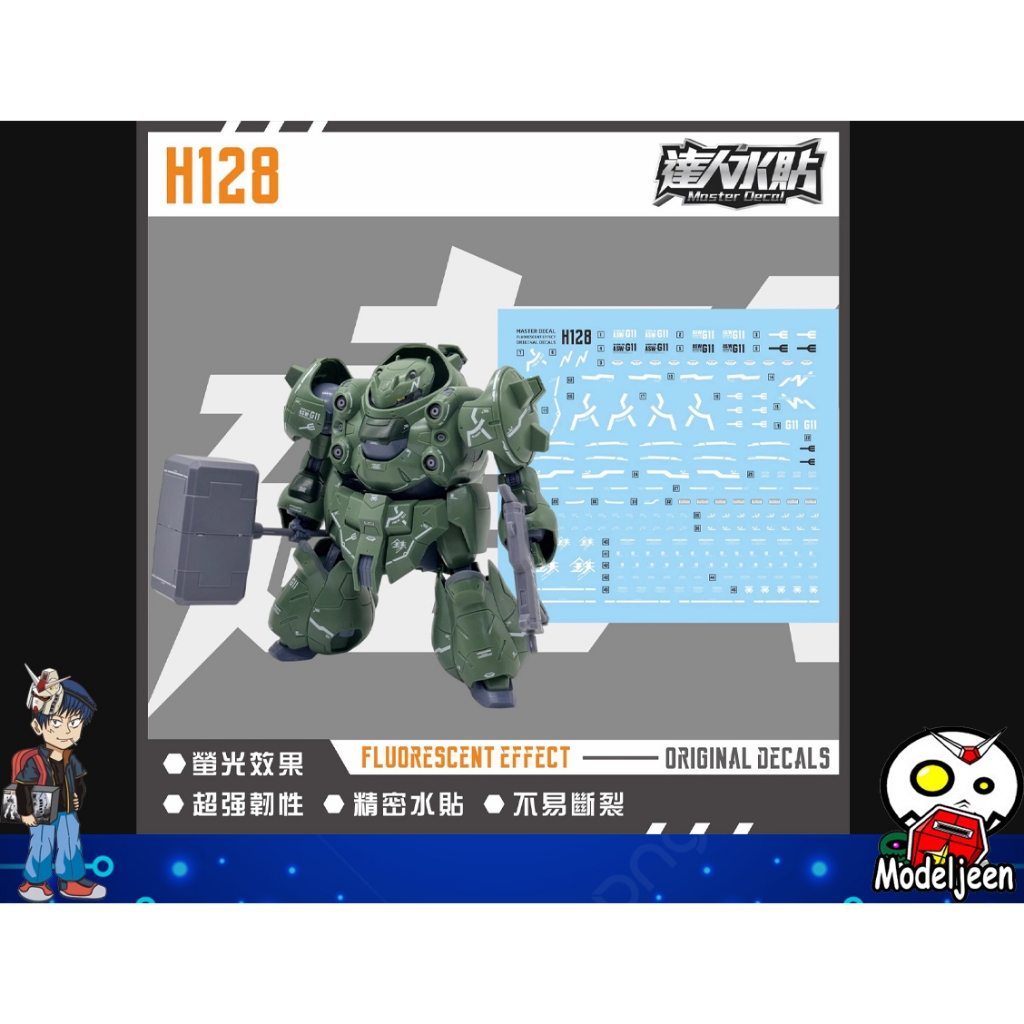 (Master Decal) Water Decal H128 HG1/144 Gundam Gusion