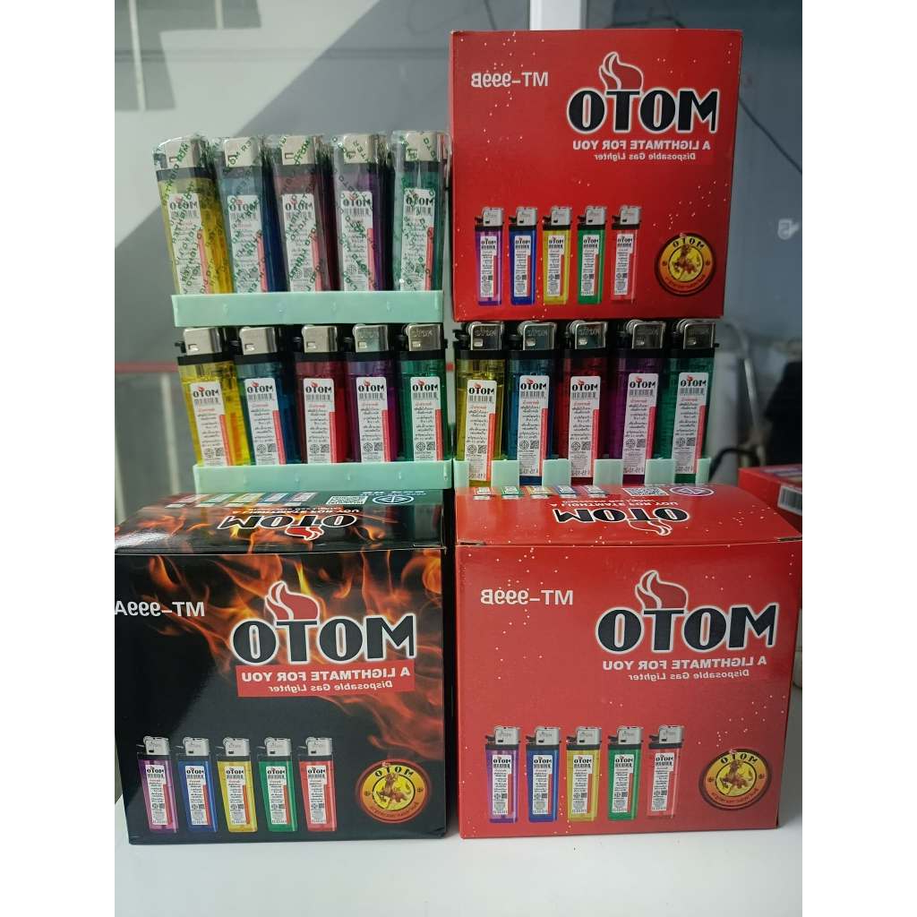 ขายส่งของแท้ MOTO กล่องดำ กล่องแดง 50ชิ้น/กล่อง รหัส999ABโรงงานขายเองคุณภาพดีราคาถูก ชนิดหุ้มปลอก ไม่หุ้มปลอก ไฟ เเช็คMO