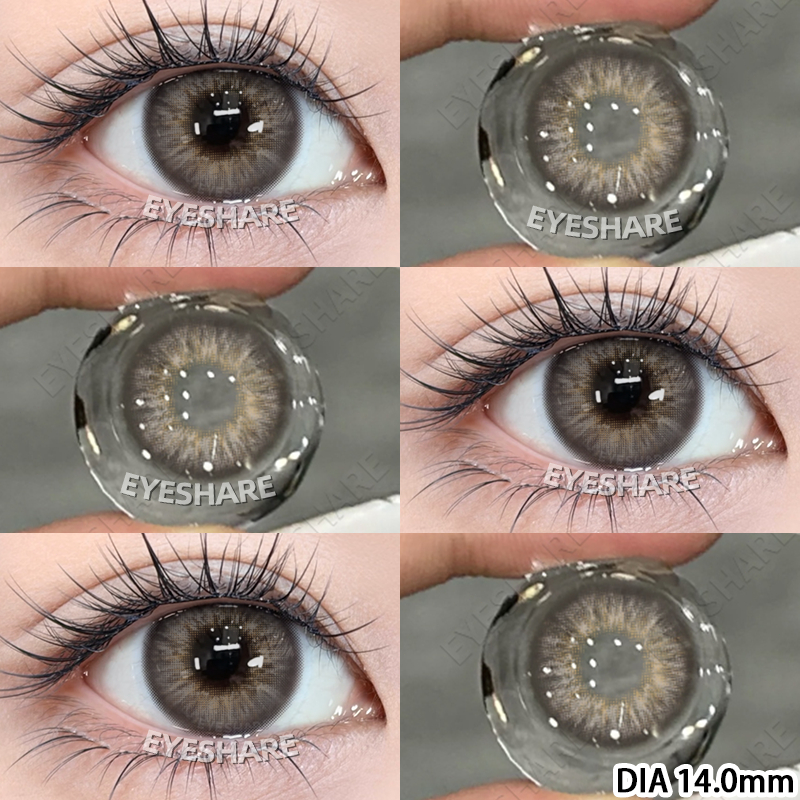 （0°~800°）Eyeshare คอนแทคเลนส์สายตาสั้น DIA14.0-14.5mm ตาโต lens คอนแทคเลนส์ธรรมชาติ