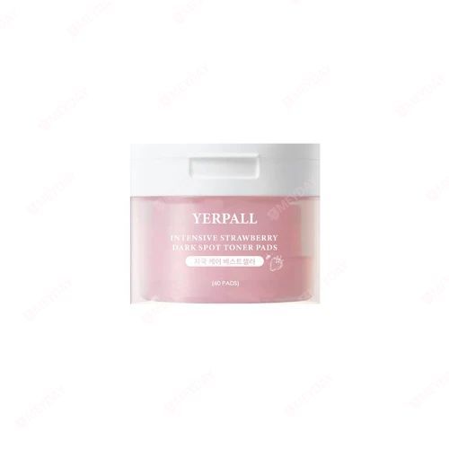 Yerpall Intensive Strawberry Dark Spot & PDRN+Hydrating Toner Pads เยอร์พอล อินเท็นซีฟ โทนเนอร์แพด 60 แผ่น — صورة 5