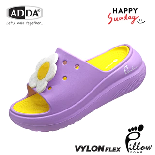 ADDA x HAPPY SUNDAY ลิขสิทธิ์แท้ Pillow Form รองเท้าแตะ สำหรับผู้หญิง รุ่น 5PF08W3 (ไซส์ 4-7)