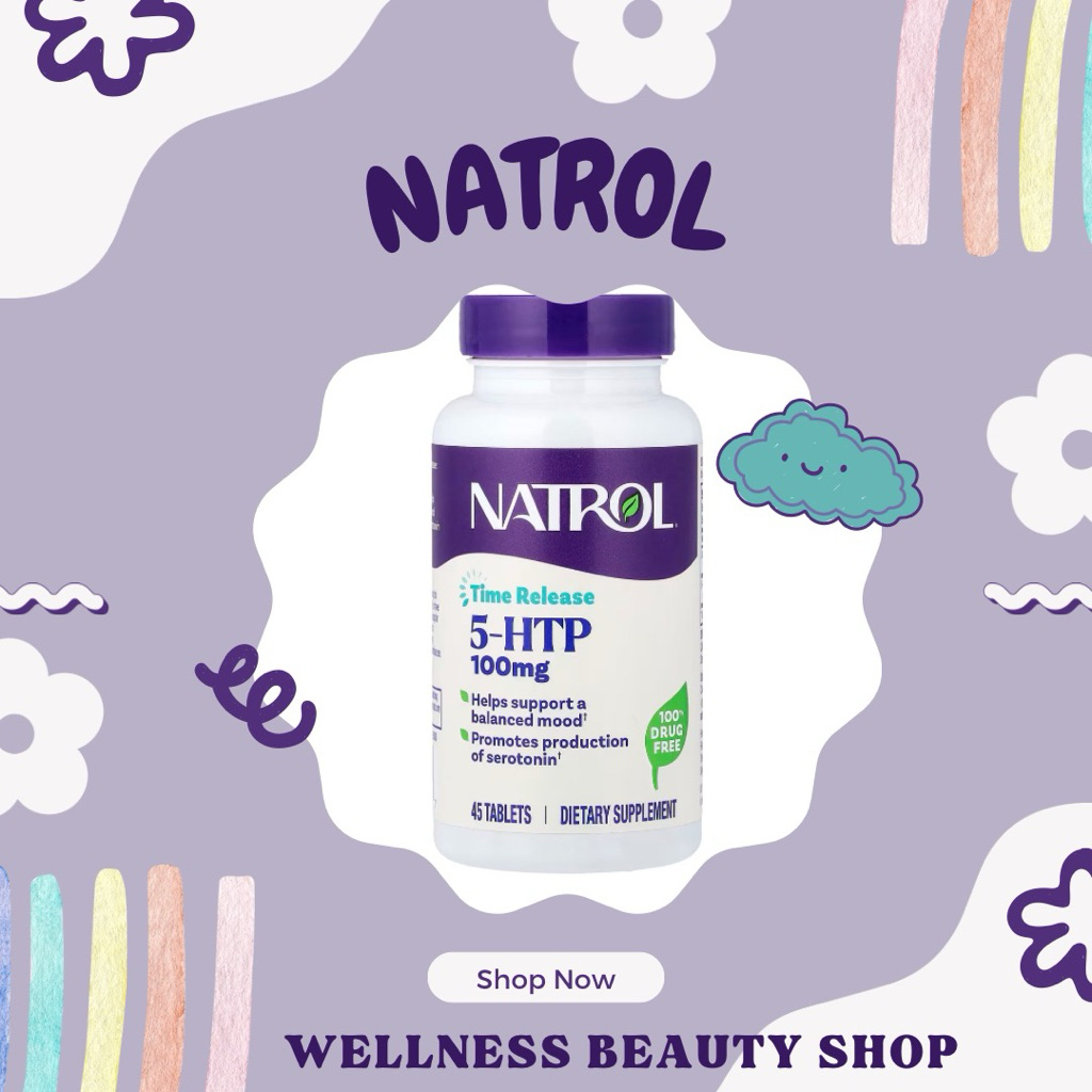 พร้อมส่ง 5HTP 100mg 45tablets exp.2027-2028