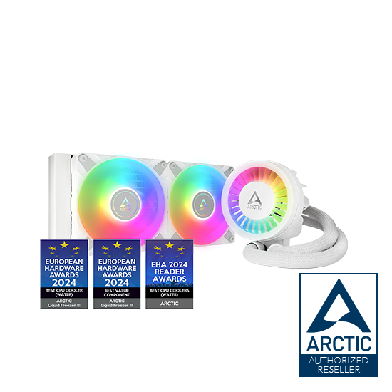 ARCTIC LIQUID FREEZER III 280 A-RGB WHITE (CPU LIQUID COOLER / ชุดระบายความร้อนซีพียูด้วยน้ำ)