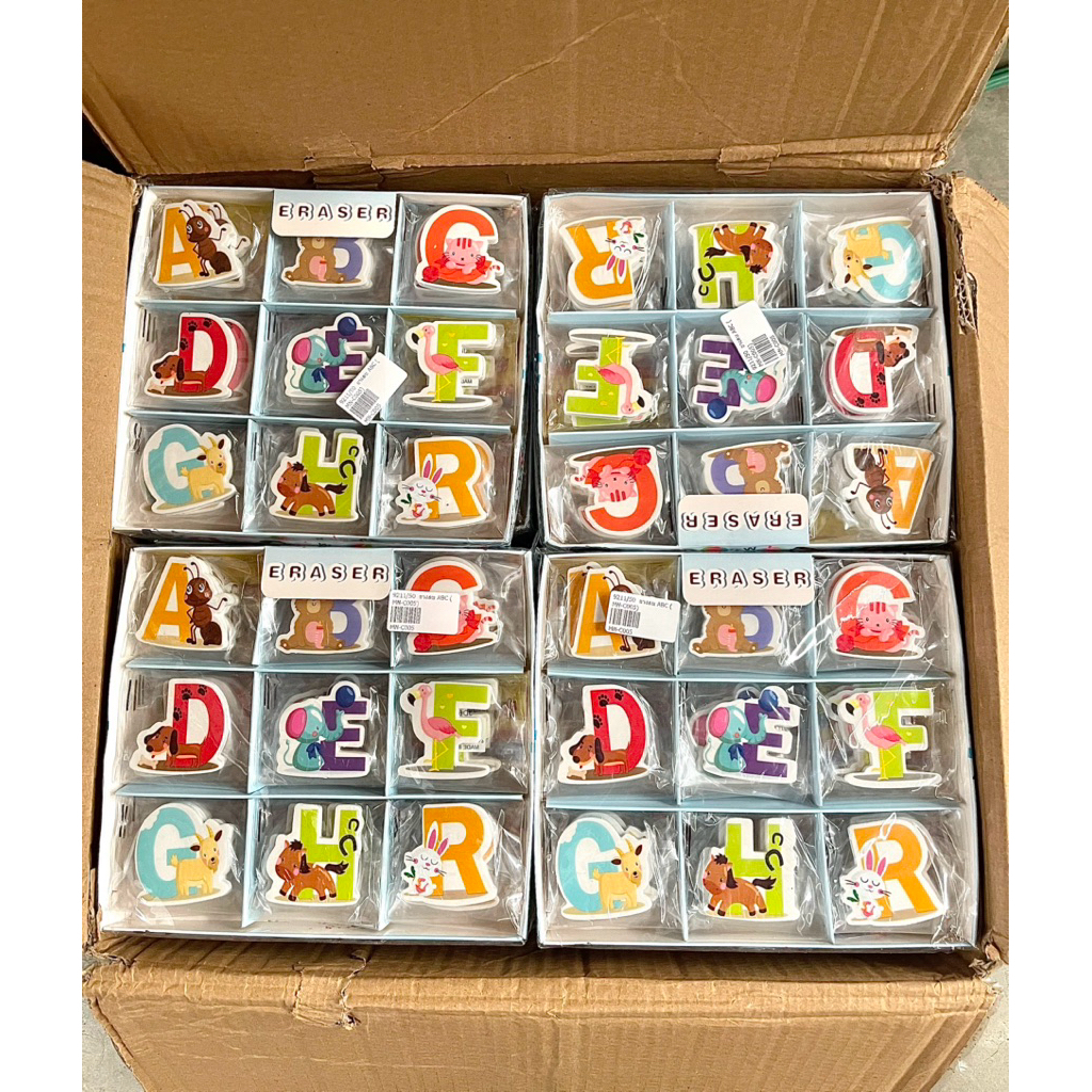 (1กล่อง36ชิ้น)ยางลบABC(MN-C005)