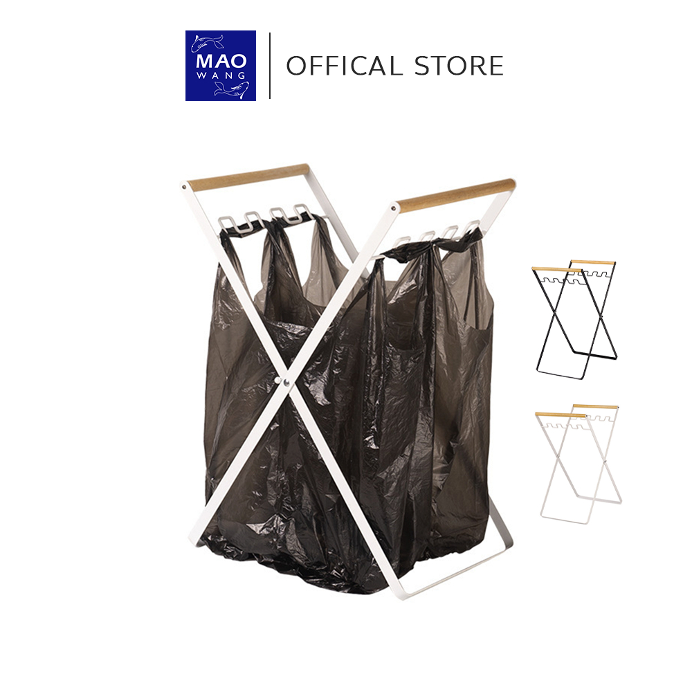 Garbage Bag Stand Camping ที่แขวนถุงขยะ แบบพกพา โครงเหล็ก พับเก็บได้