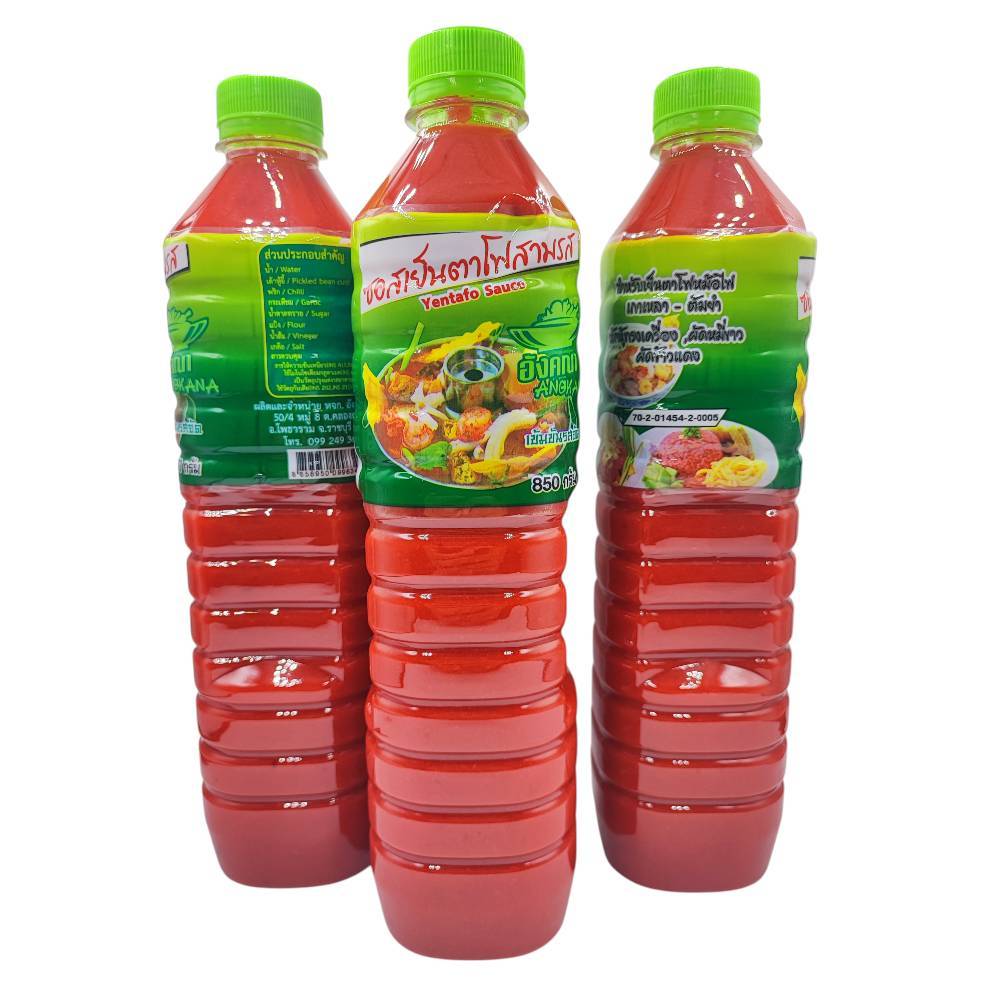 ซอสเย็นตาโฟสามรส Yentafo Sauce ตรา อังคณา ขนาด 850 กรัม