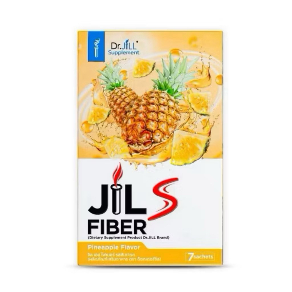 JIL S Fiber จิลเอสไฟเบอร์ Dr.JiLL ดร.จิล 1 กล่องมี 7 ซอง