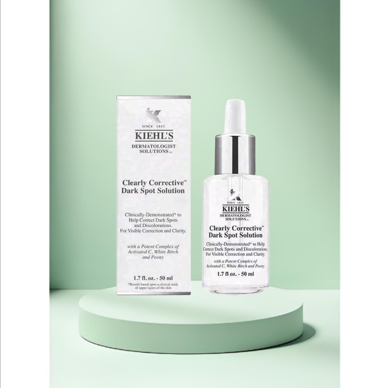 🚛cod🚛 KIEHL'S Clearly Corrective Dark Spot Solution 15ml/50ml/100ml เซรั่มบำรุงผิวหน้า ลดริ้วรอยดด่า