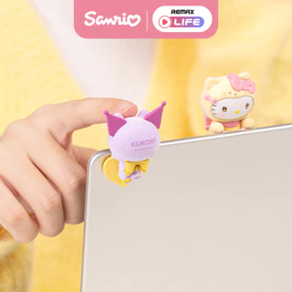 [ กล่องสุ่ม ] Sanrio Lying Bean รุ่น Guardian Meow Squad Series ที่เกาะโทรศัพท์มือถือ ซานริโอ้ ลิขสิทธิ์แท้