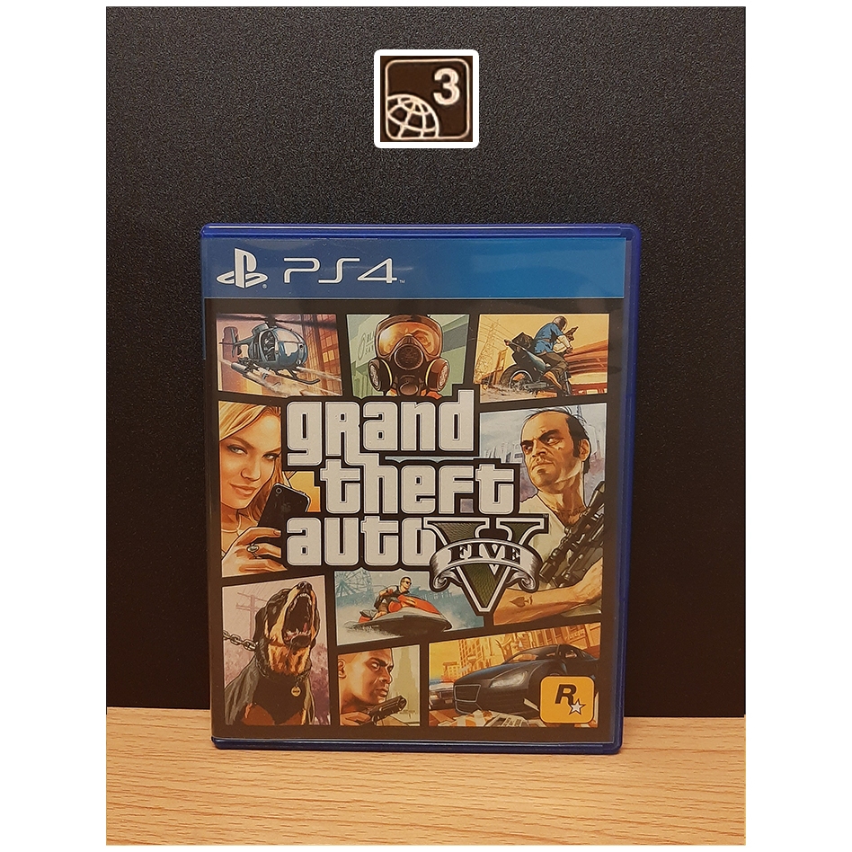 PS4 Game : GTA Grand Theft Auto V มือ2 **ปกเก่า**