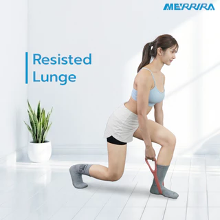 Merrira ยางยืดออกกำลังกาย Yoga Band โยคะแบรนด์ มีให้เลือก 3 สี สายแรงต้านกระชับกล้ามเนื้อ ฝึกความแข็งแรง