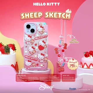 [For iPhone MS & Samsung Hello Kitty] Hello Kitty Collection เคสสำหรับไอโฟน และเคสS23 S24 S25 S26 Ultra ฟรีสายห้อย คิตตี