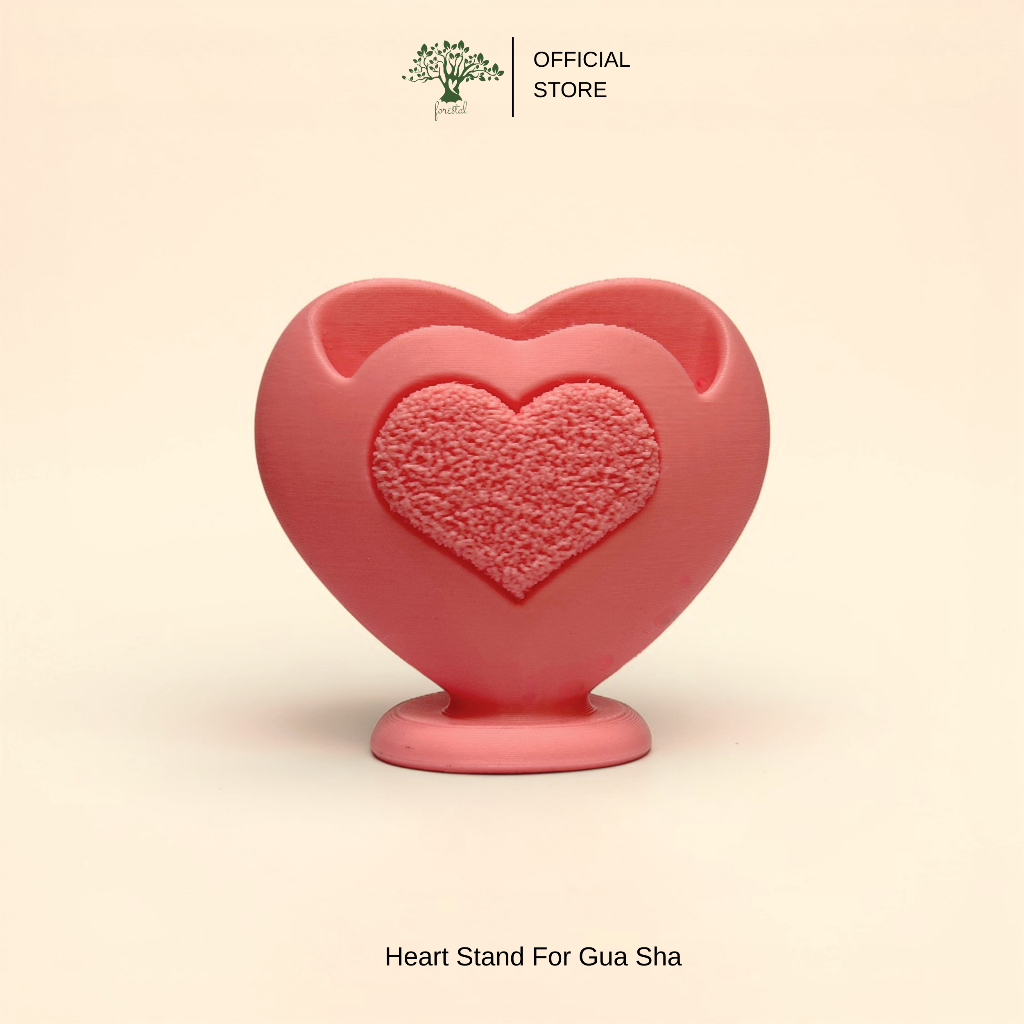 Forestal แท่นวางกัวซา หัวใจเดี่ยว Heart Stand for Gua Sha