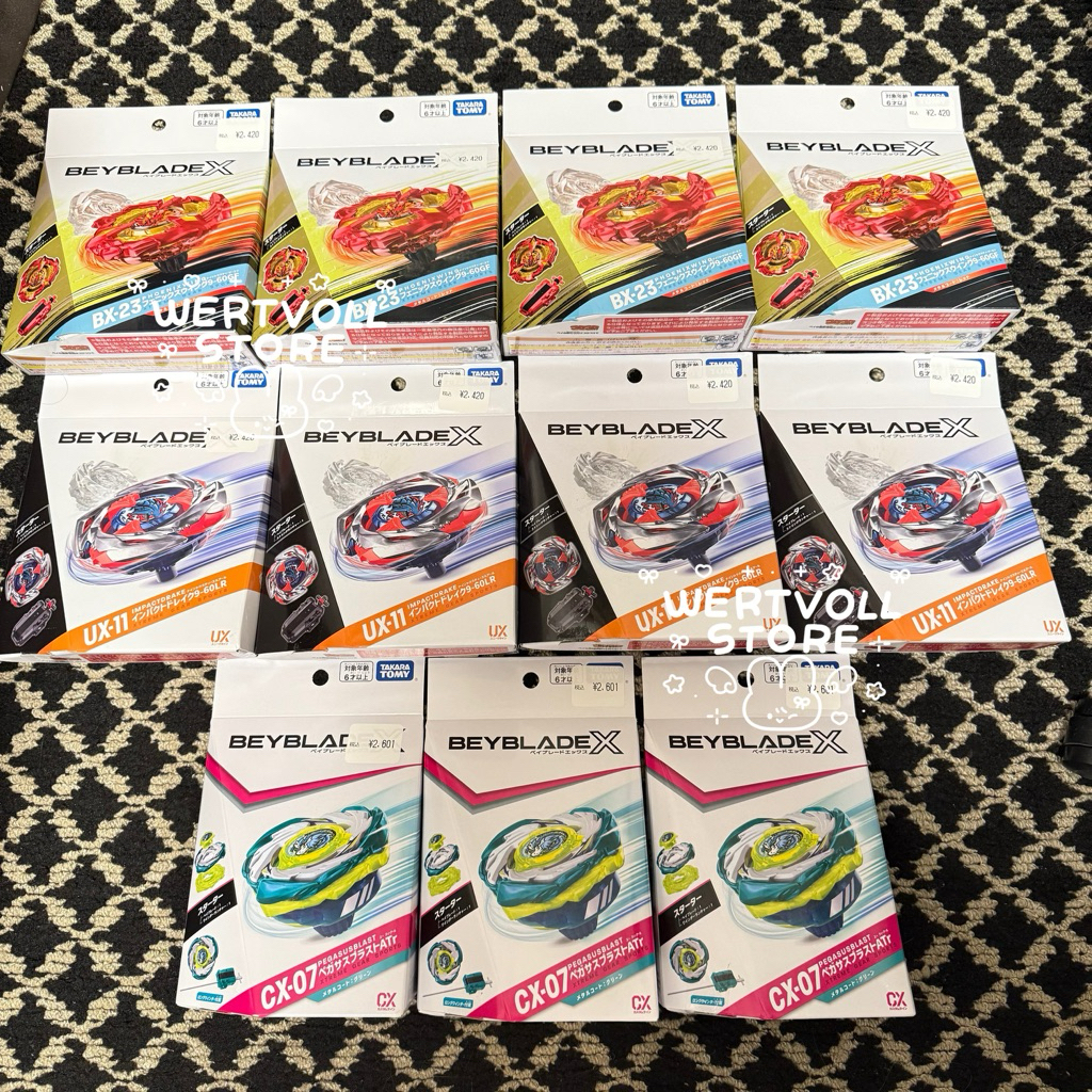 (พร้อมส่ง🇯🇵) Beyblade X — รุ่น BX-23 Phoenixwing / UX-11 / CX-07 **แท้1000% หิ้วเองจากช้อปญี่ปุ่น❣️*