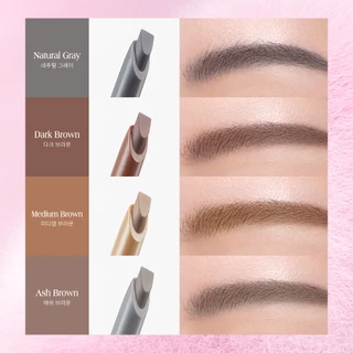 bnb barenbliss Make Me Plushy Eyebrow Duo ดินสอเขียนคิ้ว พร้อมมาสคาร่าปัดคิ้ว ติดทน กันน้ำ กันเหงื่อ บำรุงด้วยวิตามินบี5