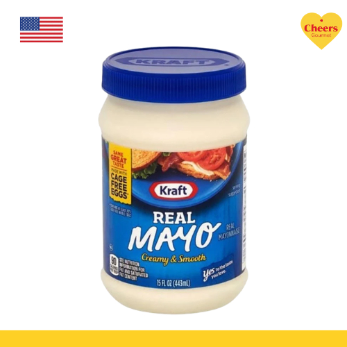 Kraft Real Mayo l คราฟท์ เรียล มาโย มายองเนส 443ml.